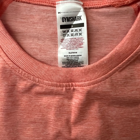 Gymshark- Adapt Fleck Seamless Long Sleeve Crop Top - Picture 3 of 3